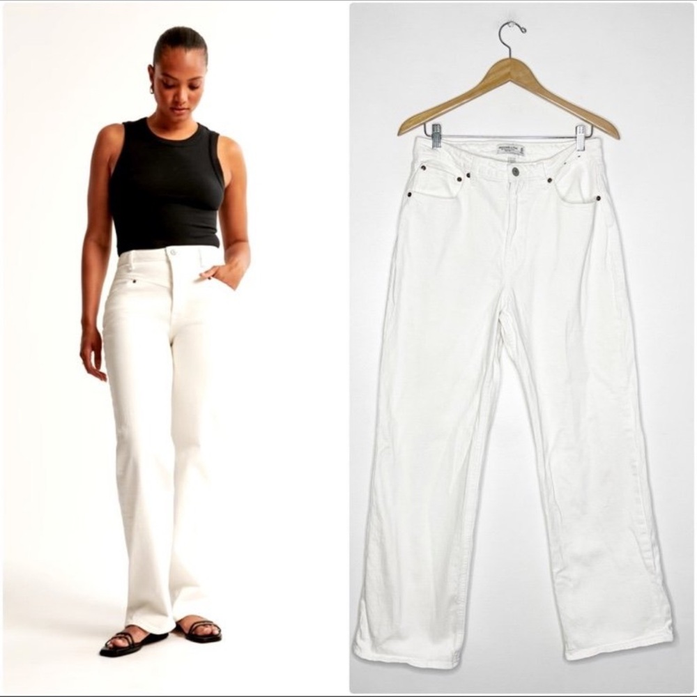 Abercrombie & Fitch The 90's Relaxed Jeans High Rise Curve Love Size 30 / 10